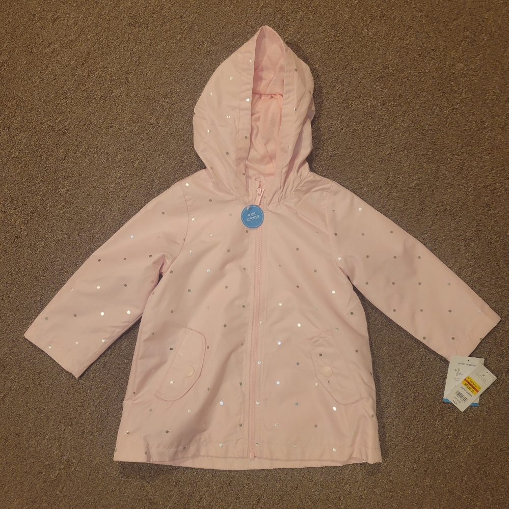 Pink 3t Carter's NWT raincoat